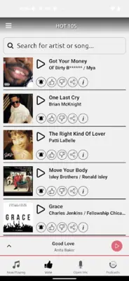 HOT 105 FM android App screenshot 2